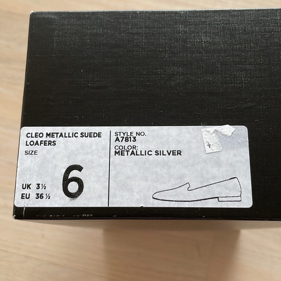 COPY - JCrew Cleo Metallic suede loafers size 6 - Picture 5 of 5